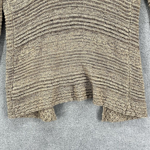 H&M Cardigan Womens Size M Brown Long Sleeve Open Knit - Picture 11 of 16